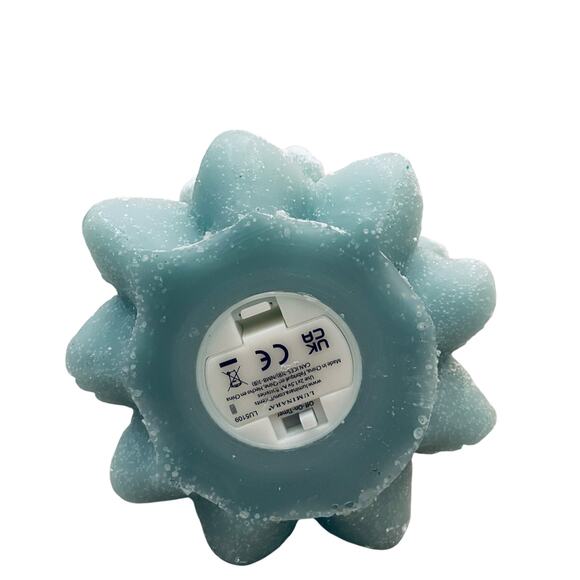 Luminara Flameless Glitter Christmas Tree LED Candle With Timer Iceberg Green - Picture 15 of 16